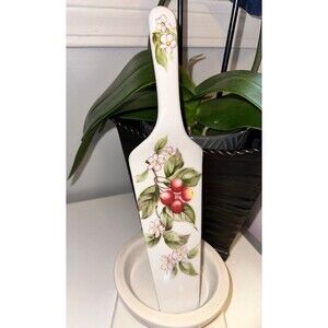 Vintage Andrea by Sadek Porcelain Floral Pie/Cake Server